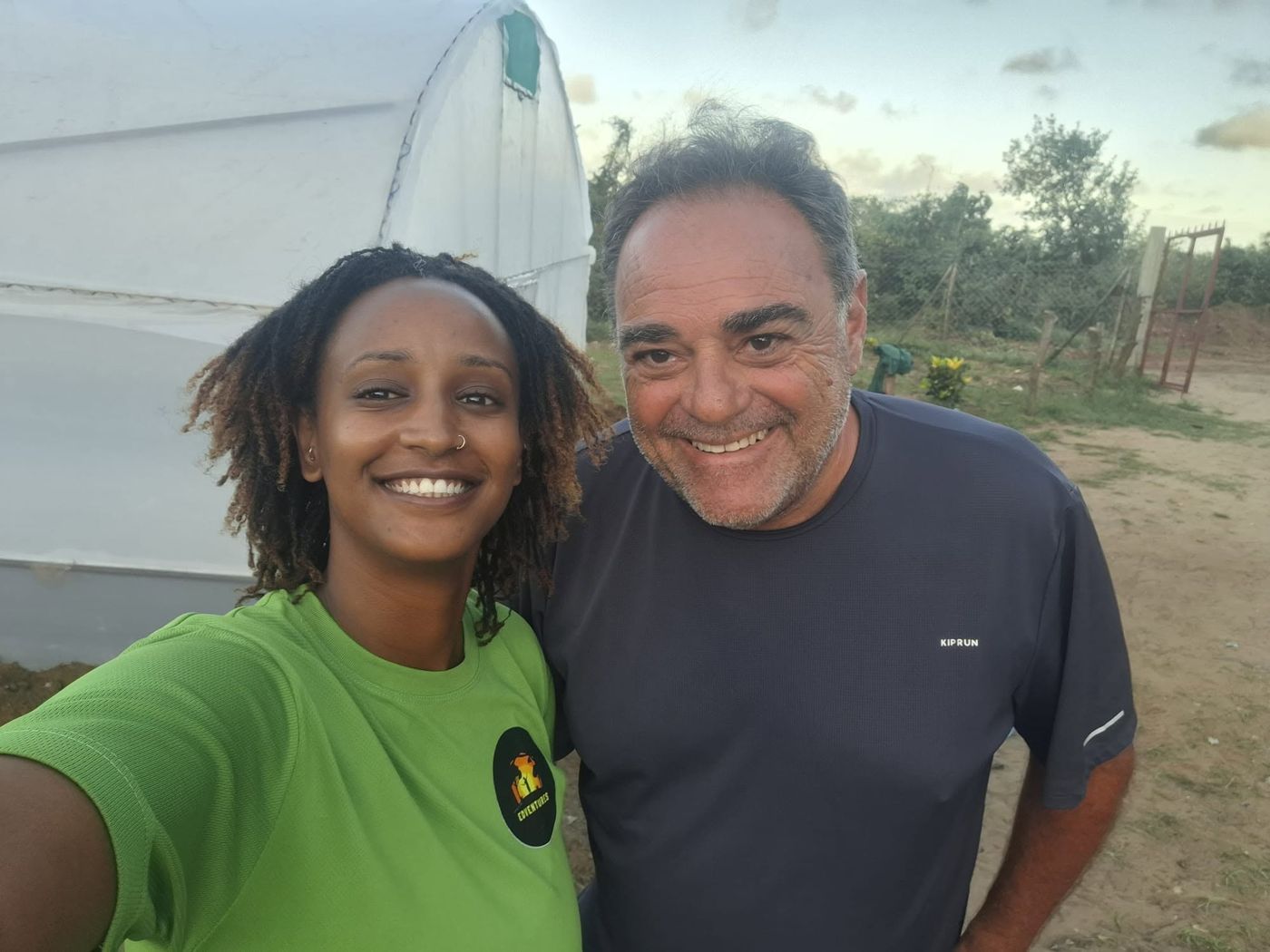 Massimo Vita, founder of KEWASTE, with Fardosa of Registree